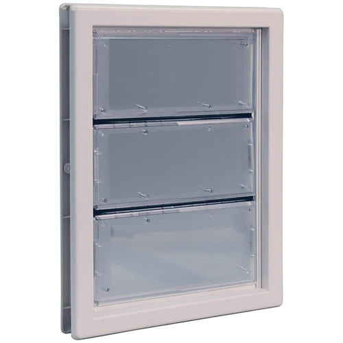 Pet Door Large Frame AirSeal Durable Entrance Flap Panel Opening Mounted Big Dog - Picture 11 of 12
