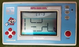 Nintendo Game and Watch Super Mario Bros. Handheld System YM-105 1988 - Tested