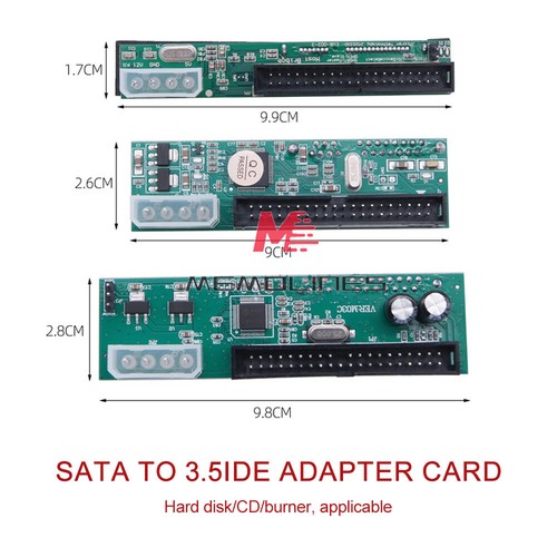 SATA Hard Drive to 3.5 inch IDE Interface 40pin Adapter Card Connector Converter - 第 1/10 張圖片
