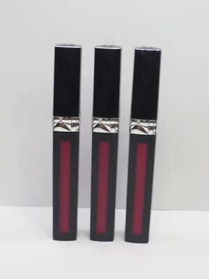 CHRISTIAN DIOR ROUGE DIOR LIQUID #797 SAVAGE MATTE 0.20 OZ (LOT OF 3)