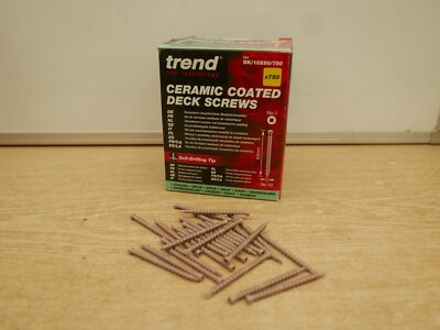 TREND DK/10X60/750 Nr10 x 60 mm dk/jig keramikbeschichtete Terrassenschrauben 750 Stück