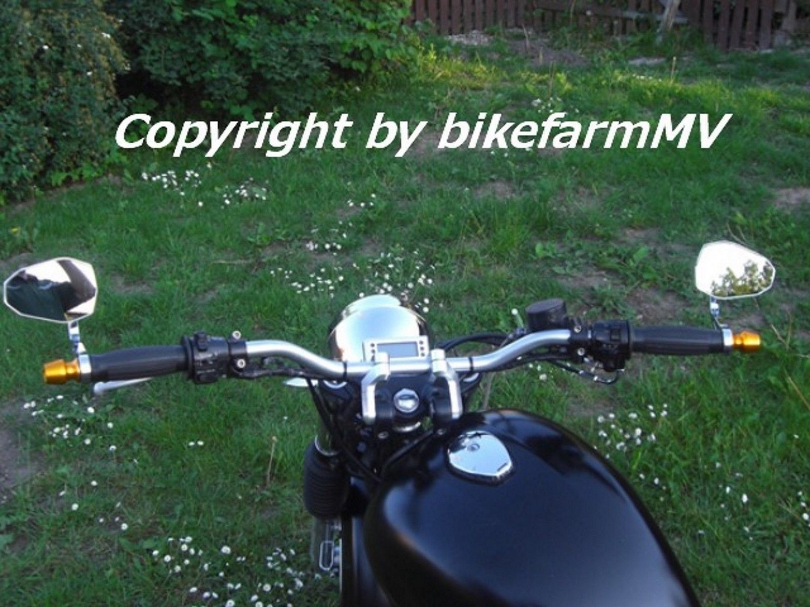 Fehling Flat Track Handlebar 93cm, Chrome, For Harley-Davidson With TÜV