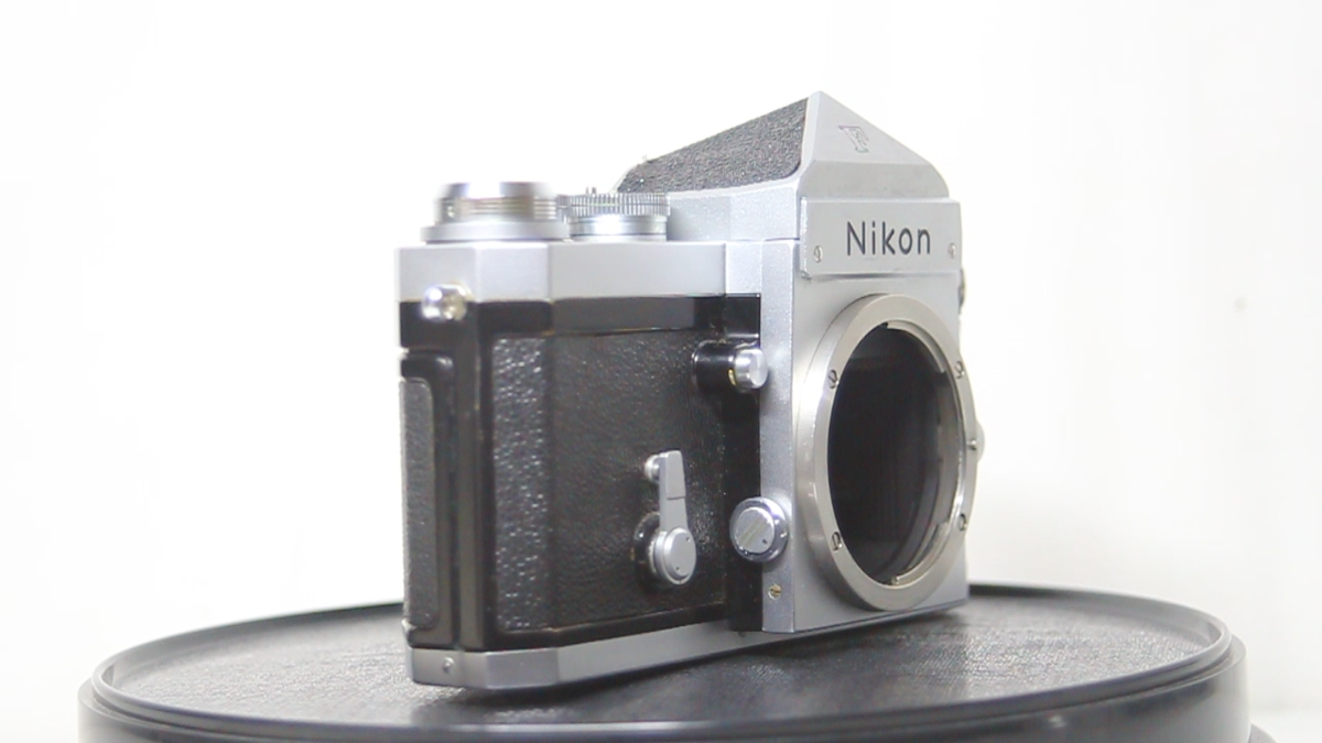 Nikon F Eye Level Silver 35mm SLR Film Camera Body Only From Nikon F Eye Level Silver 35mm SLR Film Camera Body Only From