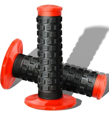 #ad Motorcycle Grips 7 8quot; Dirt Bike Grips Anti Slip CRF150F CRF230F CRF230F Red BLK $18.95