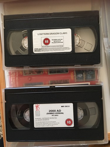 7x Vintage Martial Arts Big Box Ex Rental VHS Film Cassette Tapes Bundle - Picture 18 of 21