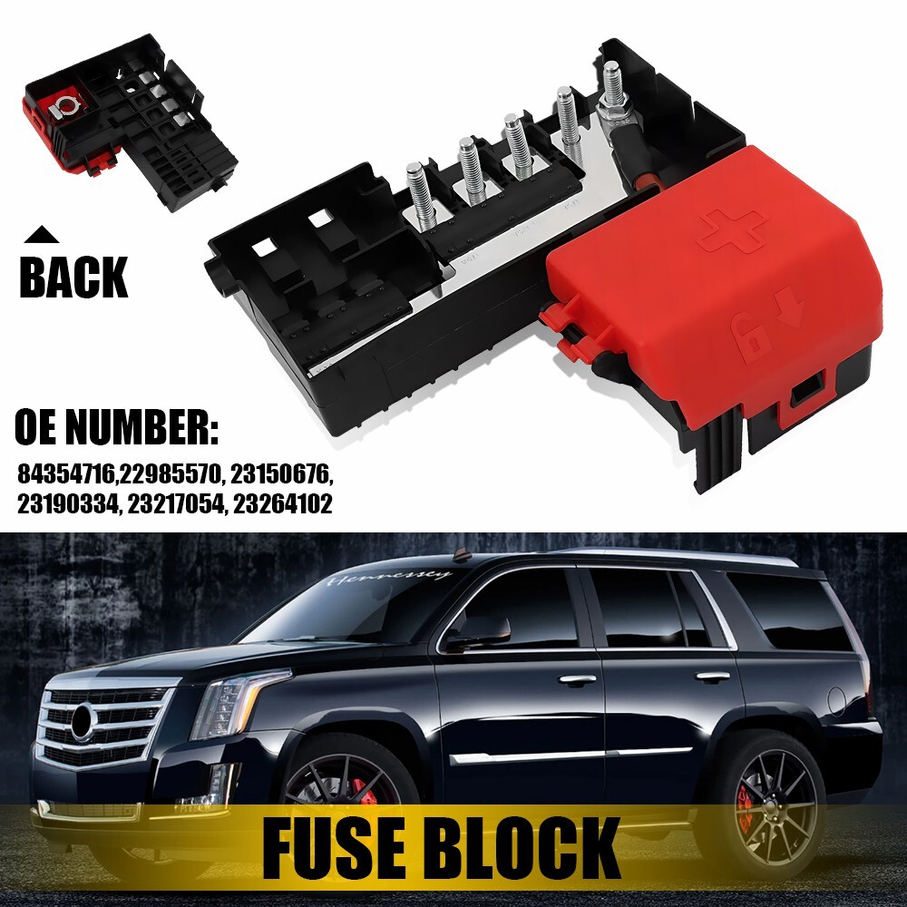 For Chevy Cadillac Battery Distribution Compartment Engine Block Fuse 84354716