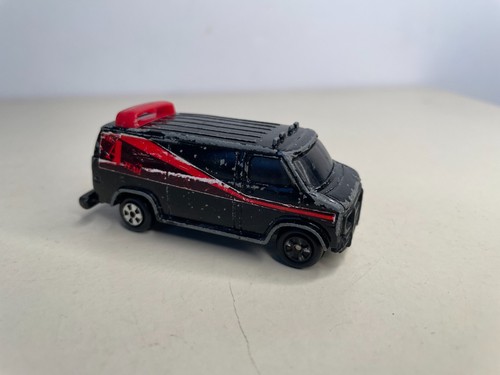 Vintage ERTL A-Team Van Die Cast TV Show 1983 BA Baracus Black - Picture 1 of 5