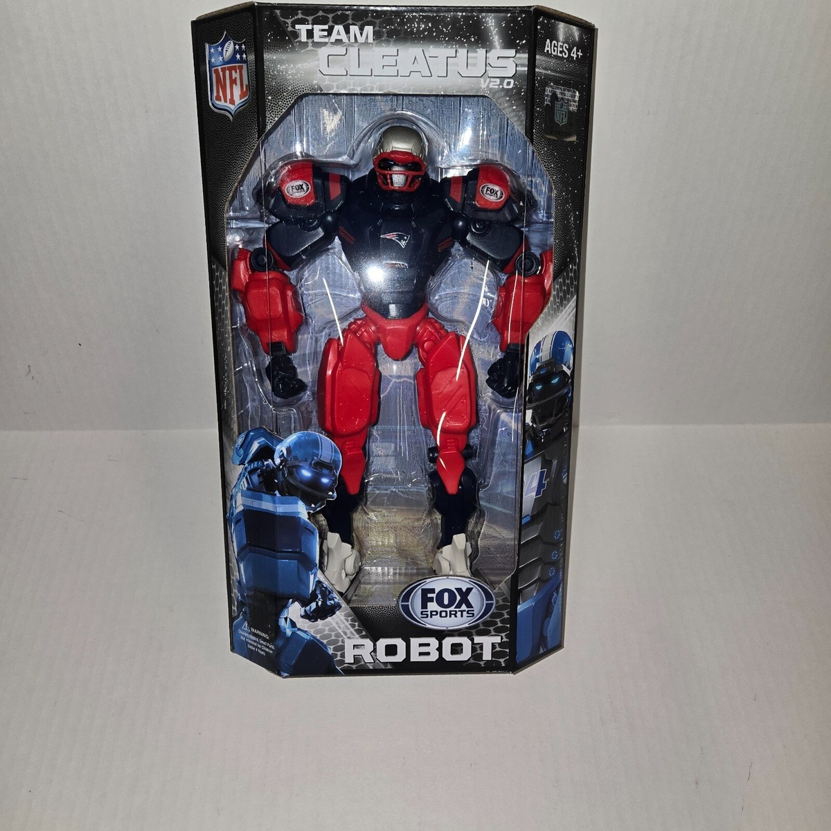 NEW ENGLAND PATRIOTS NFL Team Cleatus V2.0 Fox Sports Robot! | eBay