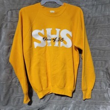 VINTAGE Class Of 55 SHS FRUIT OF THE LOOM MADE IN USA SWEATER SHIRT