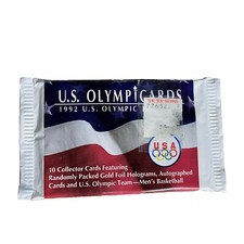 Vintage Factory Sealed 1992 U.S. Olympic Hopefuls 10 Collector Cards Dream Team