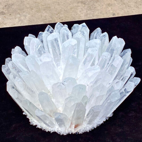 13,77 Pfund neu entdeckte weiße Phantomquarz Kristall Cluster Mineral Probe.