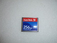NEW Dell SANDISK CompactFlash Card 256MB Version 2.3.6 Y292J