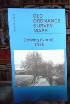 MAP OF Dorking (North) 1913 Surrey Sheet 25.15 by Tony Painter NEW 9781787217201