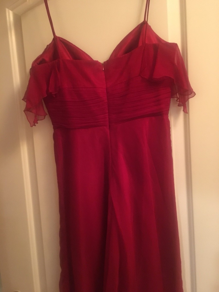 strapless open back dress 1990s Laundry by Shelli Segal Bow Novelty Print Silk Chiffon Dress