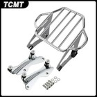 Chrome Luggage Rack 4 Point Docking Hardware Kit Fit For Harley Road King 14 23