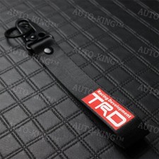 Jdm Trd Racing Keychain Backpack Metal Key Ring Strap Lanyard Key Chain Black