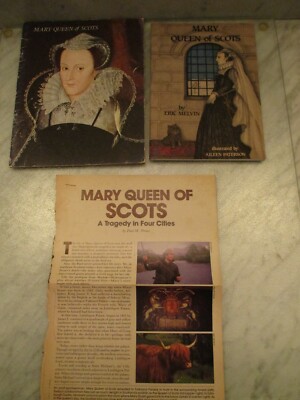 Lot of 3 Publications on: Mary, Queen of Scots- Vintage