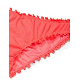 Victoria's Secret Swim Mix-and-Match Ruffle Cheeky Bikini Bottom Peach Small NWT