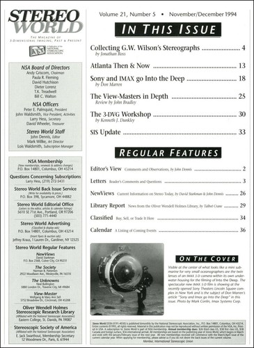Stereo World - 1994, November - Into the Deep, Atlanta Then & Now, GW Wilson - Picture 2 of 2