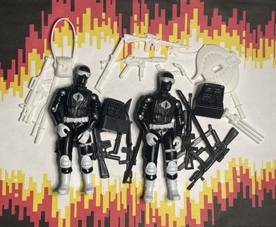 X2 Black Major Custom Gi Joe Cobra Enemy Agents 3.75 Troops Ninja Vipers Troops
