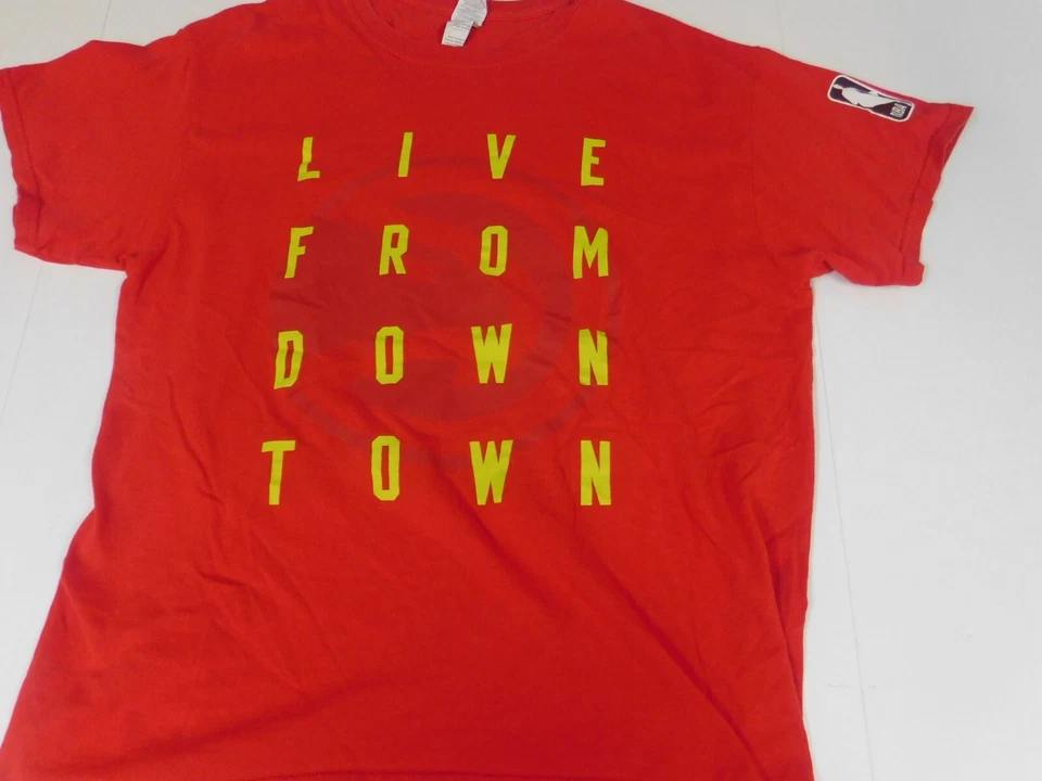 Atlanta Hawks MEns shirt Large red 2017 tip off - Image 3 of 4