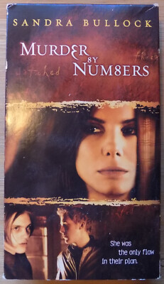 Murder by Numbers - VHS - Sandra Bullock, Ryan Gosling, Michael Pitt
