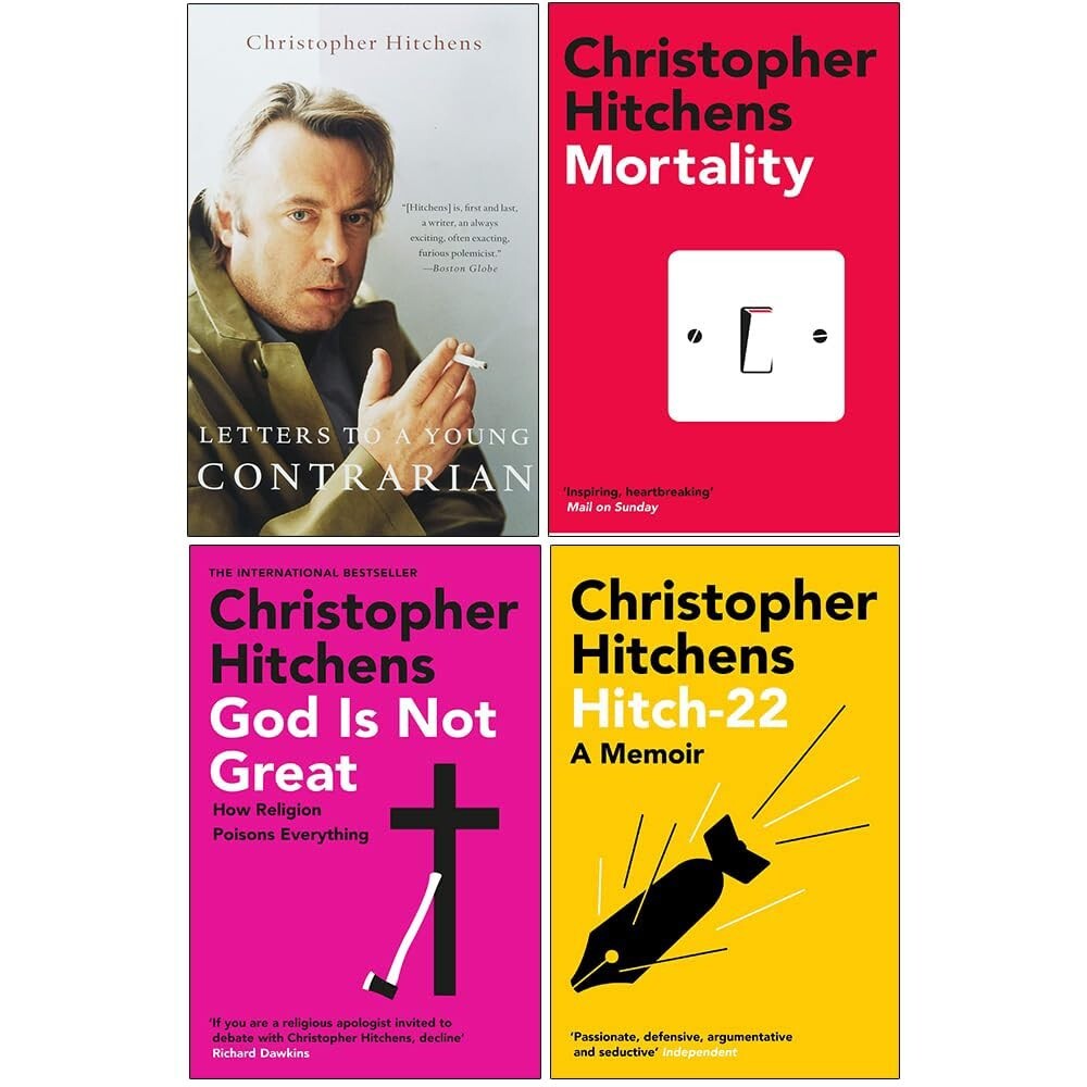 Christopher Hitchens Collection 4 Books Set Letters Young Contrarian,Mortality