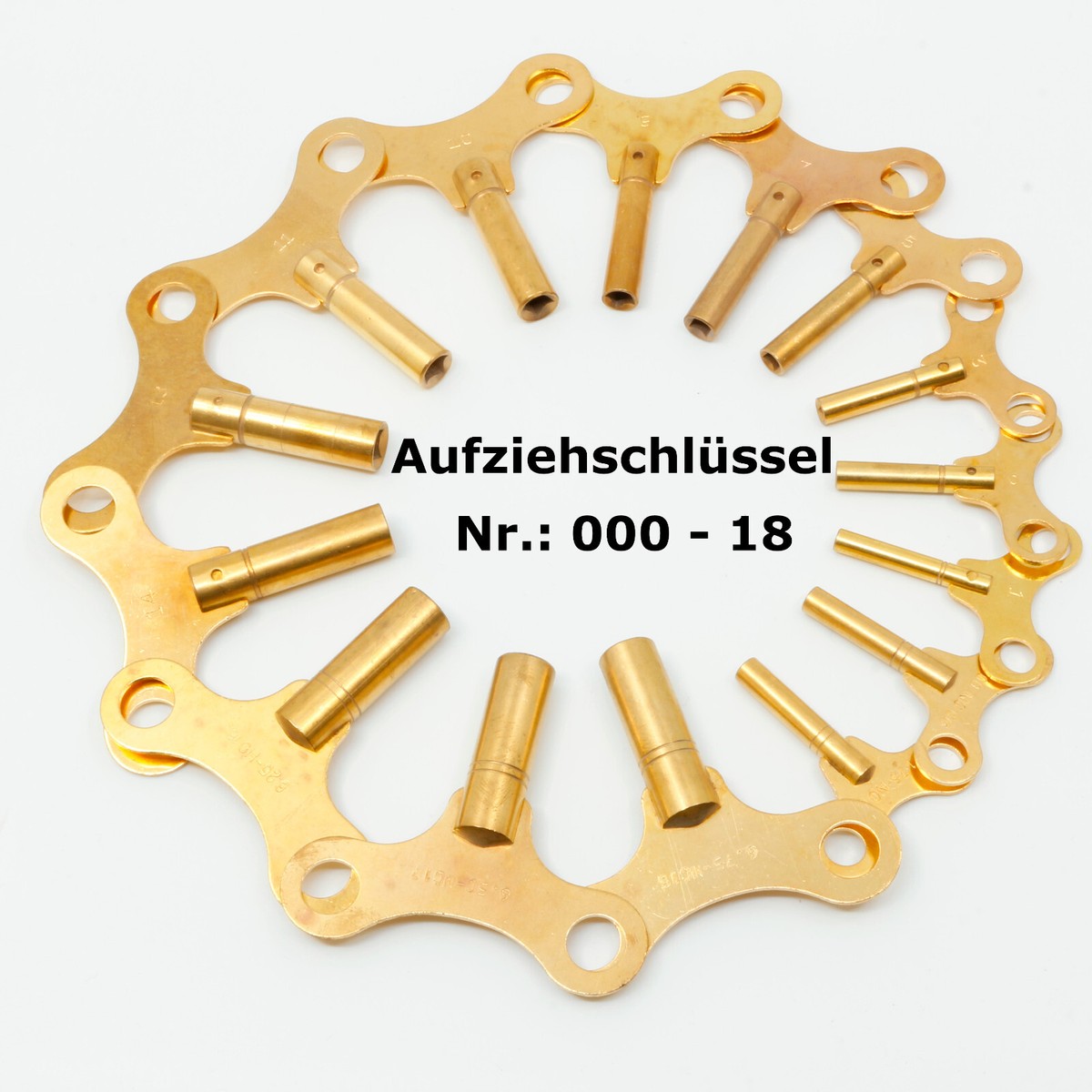 Uhrenschlüssel Schlüssel Aufziehschlüssel Nr.4 Vierkant 3,25 Mm
