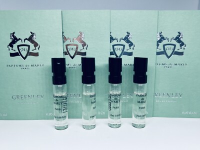 Greenley By Parfums De Marly 1.5ml x 4 Perfume Sample Spray