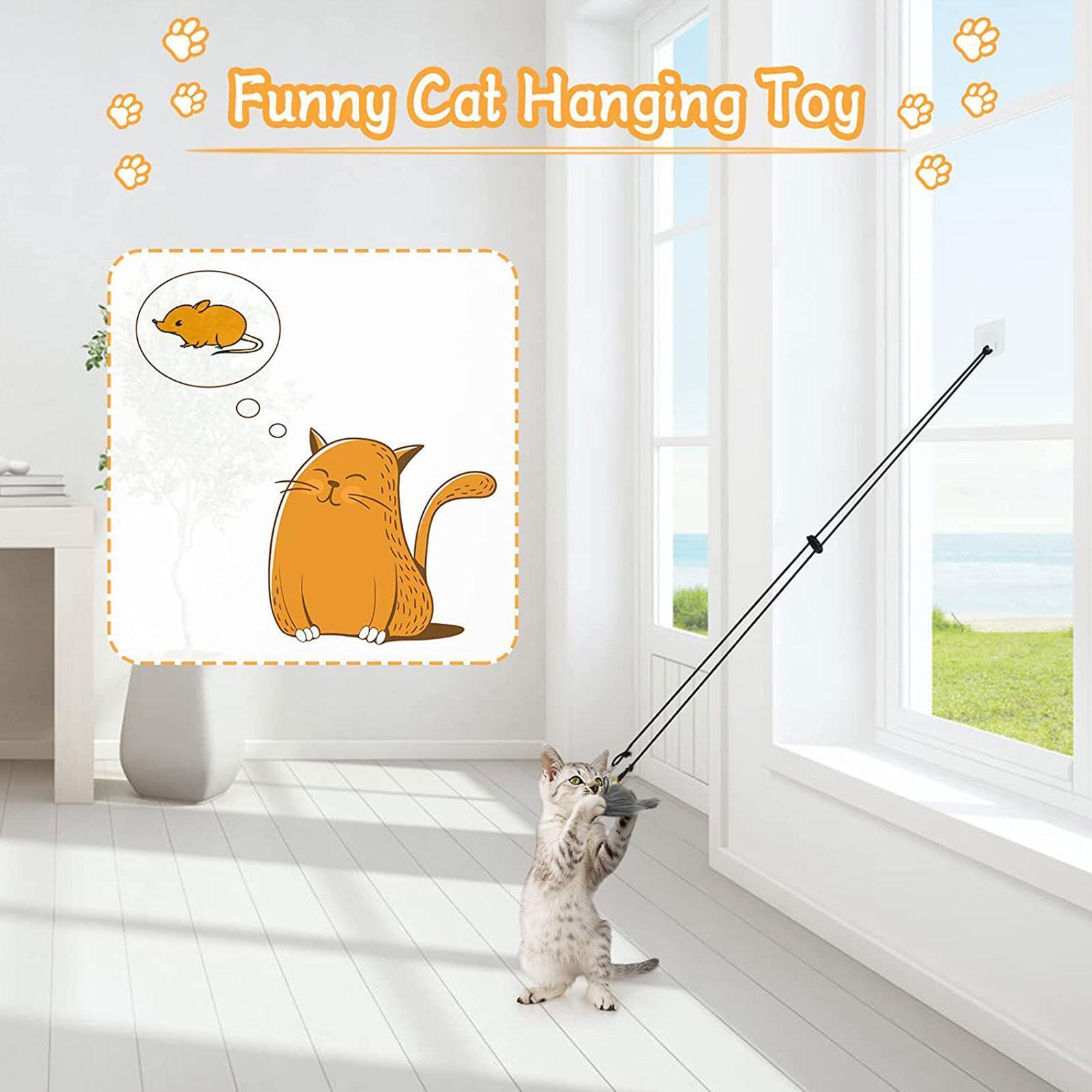 Christmas Hot Sale Hanging Door Bouncing Mouse Cat Toy NICE N6V6 eBay