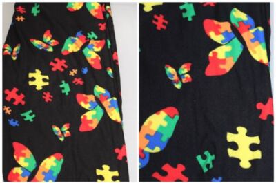 OS regular waistband NWBT 1000000841 PUZZLE PIECES LEGGINGS