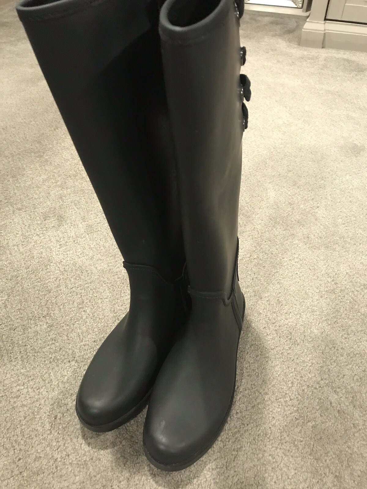 coach tristee rain boots size 9