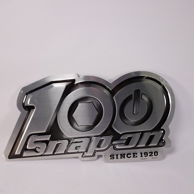 Snap On 100th Anniversary Metal Sign New SSX20P105KO | eBay