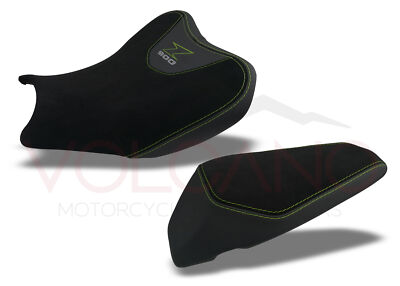 Fit Kawasaki Z900 2017-2019 Vulkan Design Sitzbezug Grün K028CA Anti Rutsch
