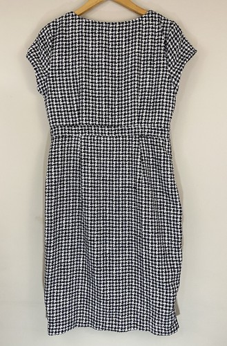 NWT $149 Ann Taylor Gingham Tweed Button Front Sheath Dress Women’s Size 8 - Picture 7 of 10