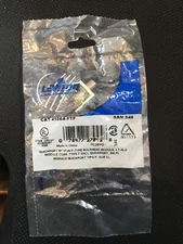 NEW - Leviton 41084-FTF Quickport F-Type Insert, Light Almond