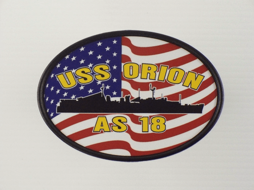 USS ORION AS 18 Hitch Cover Military USN U S Navy - Picture 2 of 2