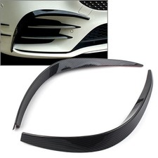 2x Kohlefaser Front Sto&szlig;stange Flosse Flaps F&uuml;r Mercedes Benz A Class W177 A220