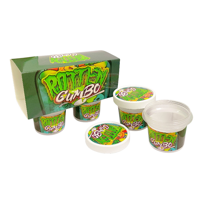 12 Pack - Ice Cream Pint Style Containers (Lids & Display Boxes) - Rotten Gumbo