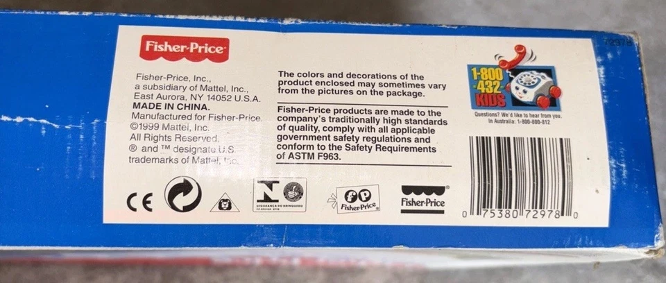 Fischer Price Bubblin’ Spa Mattel 1999 sellado vintage Foto 3 de 4