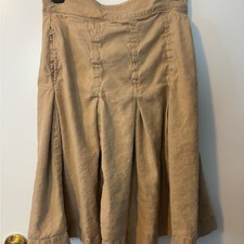 Maeve by Anthropologie Beige A-Line Skirt Women's Size 6