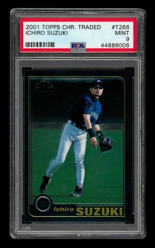 2001 Topps Chrome Traded: #T266 Ichiro Suzuki PSA 9 MINT