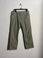 EUC MEN’S KUHL REVOLVR PANTS PANTINA SIZE 34x30 GREEN/GREY