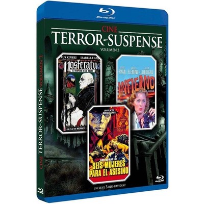 Terror y Suspense Vol. 2 - 3 BD Nosferatu + Infierno + Seis Mujeres para el Ases