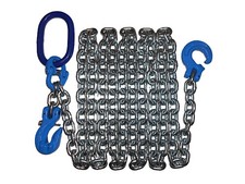 Verzinkt Forstkette 8mm x 4m Rückekette Schleifkette Shokerkette