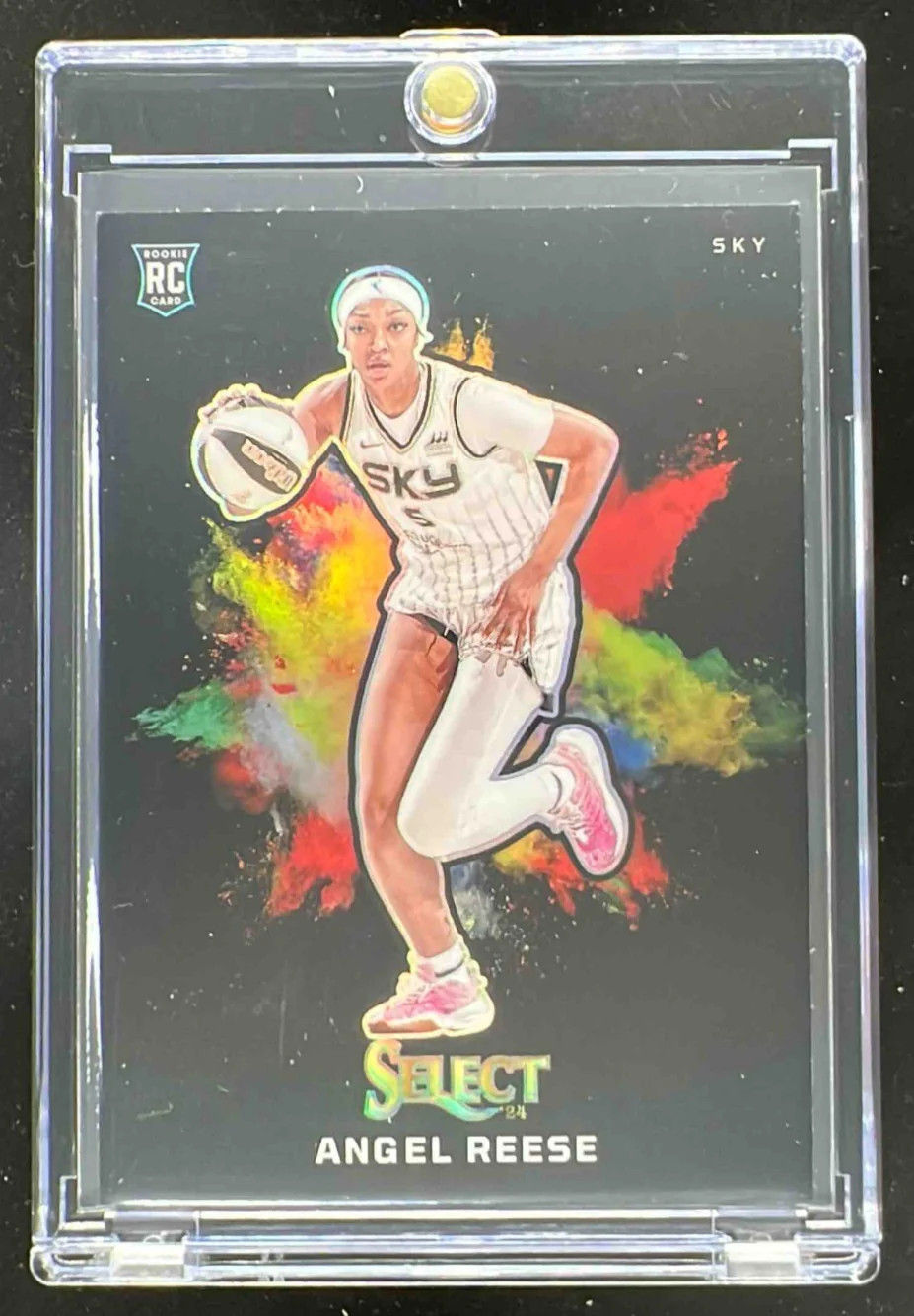 2024 Panini Select WNBA Color Blast SSP Black #4 Angel Reese