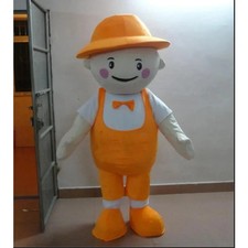 Happy boy Mascot Costumes Animated theme Lovely Kids Doll Cospaly Cartoon mascot