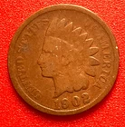 1902 Indian Head VG+ One Cent. Copper Penny