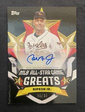 2025 Topps MLB All-Star Game Greats Cal Ripken Jr Auto -Orioles  10/10 #ASGGA-CR