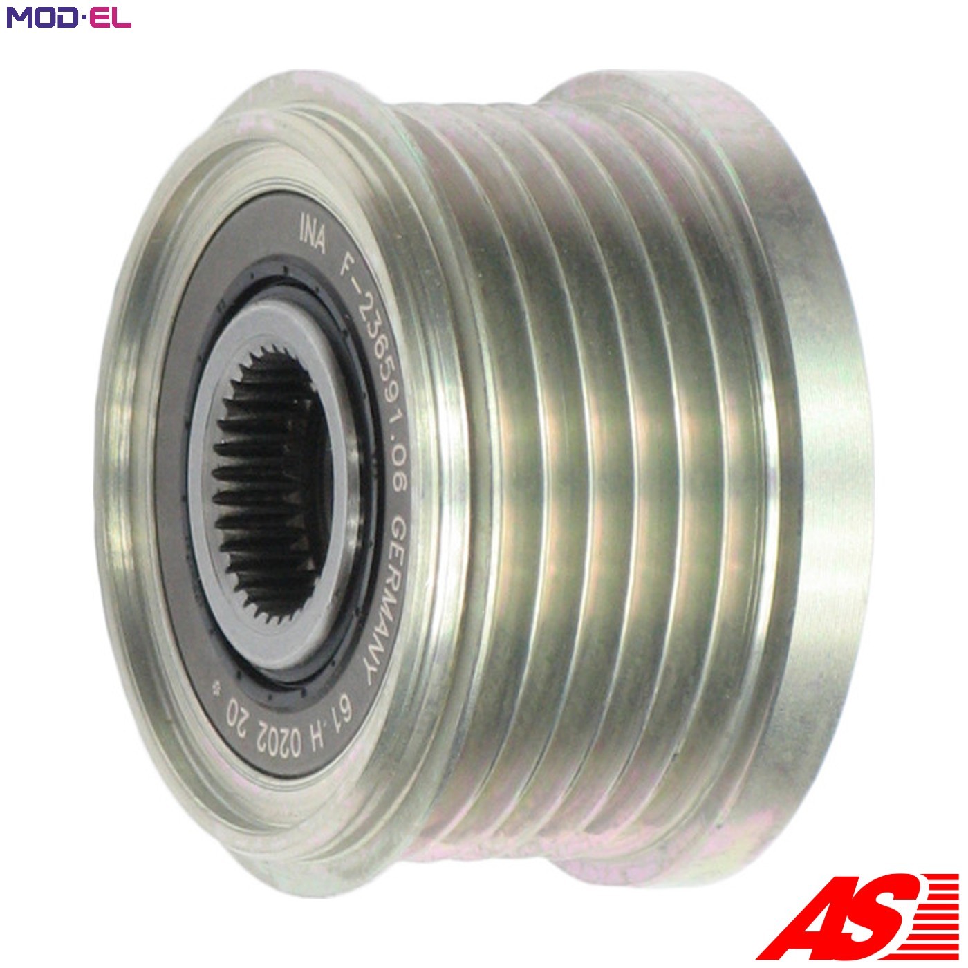 INA Alternator Freewheel Pulley fits Mercedes Unimog 6-Groove OAP 5350062000 - Image 9